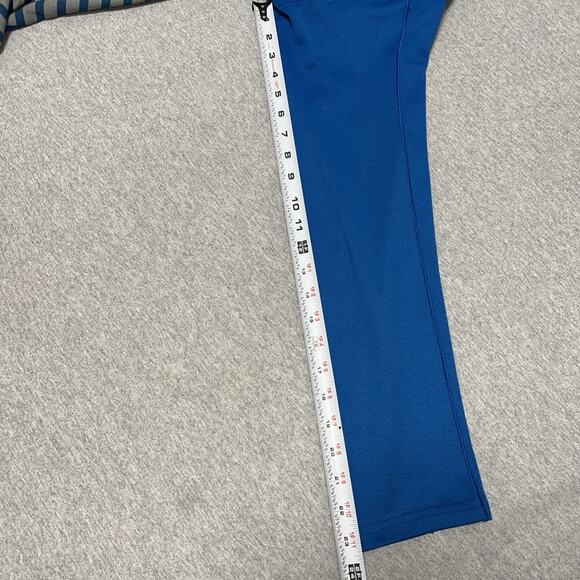 Patagonia Shirt Mens Large Blue Striped Capilene 3 Midweight Zip-Neck Baselayer - Picture 6 of 7